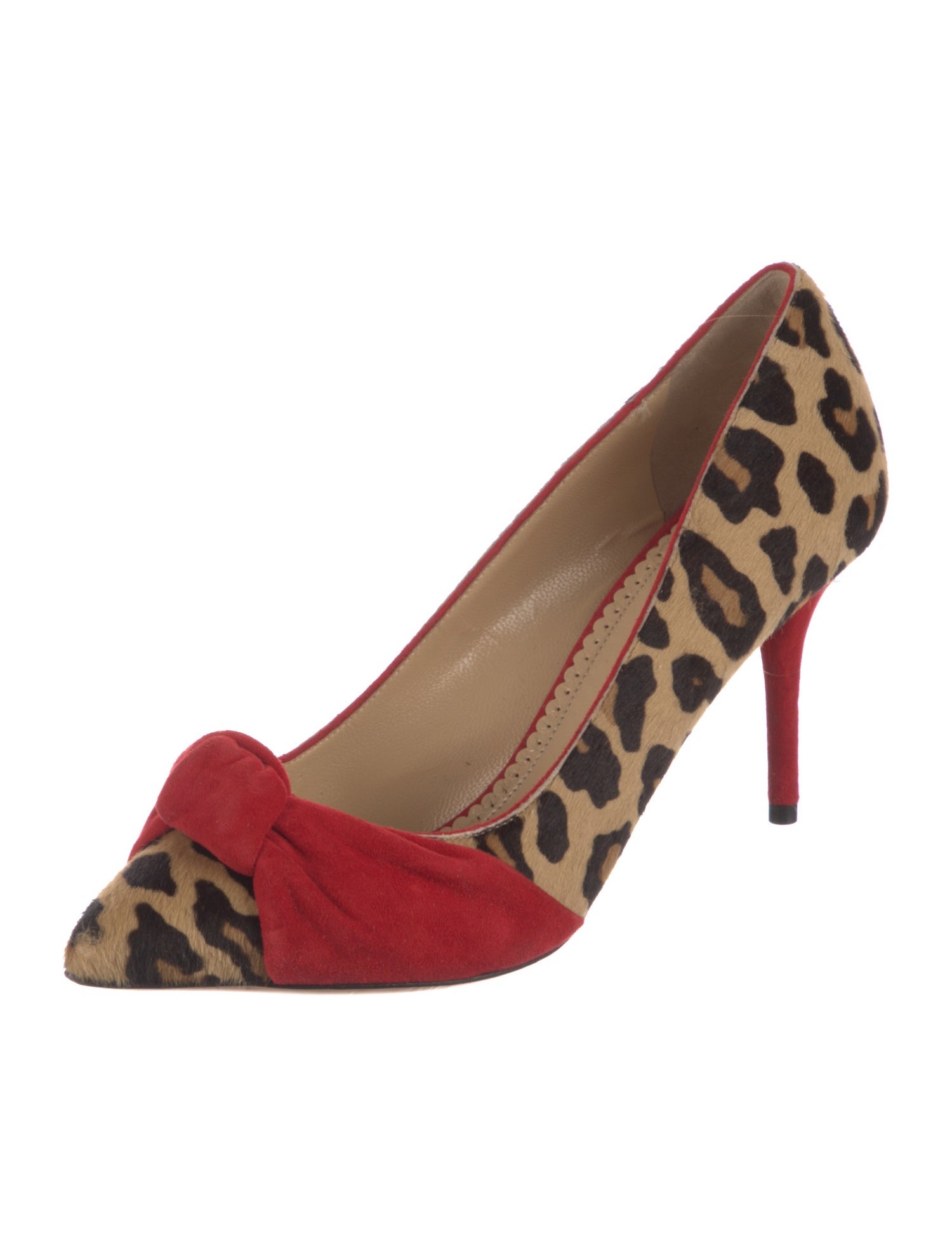 Charlotte Olympia Ponyhair Animal Print Pumps