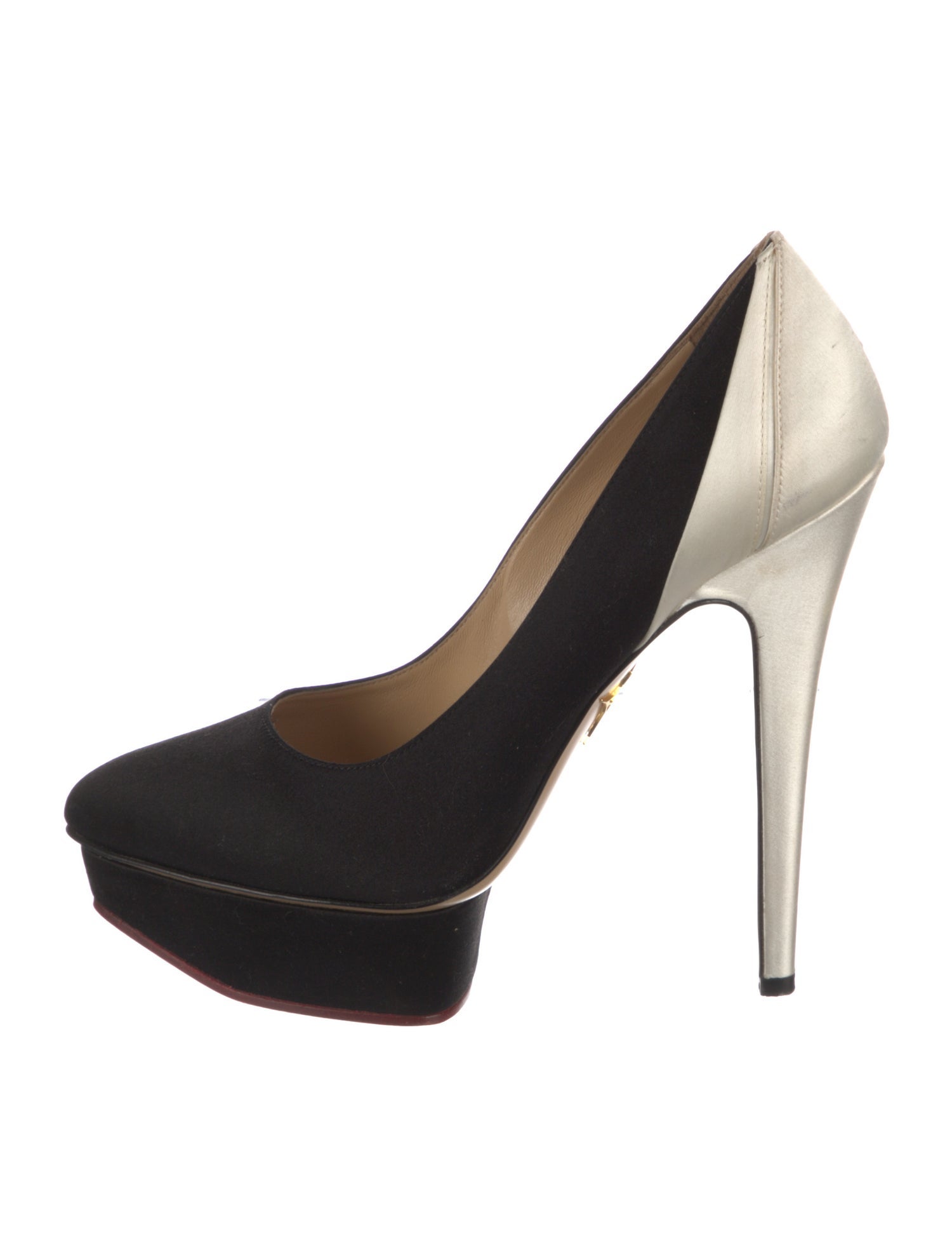 Charlotte Olympia Satin Pumps