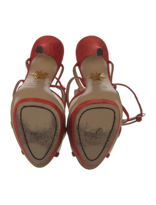 Charlotte Olympia Suede Sandals