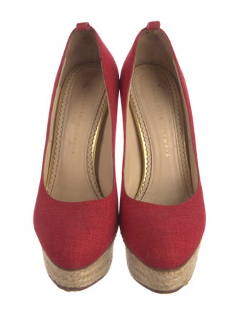 Charlotte Olympia Canvas Pumps