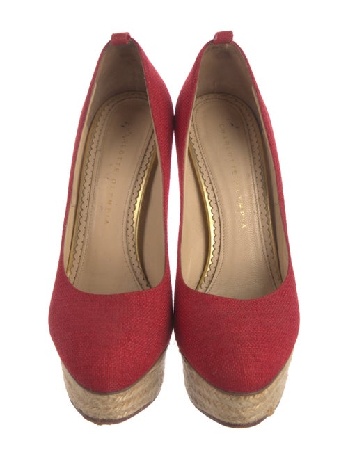 Charlotte Olympia Canvas Pumps