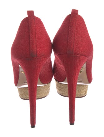 Charlotte Olympia Canvas Pumps