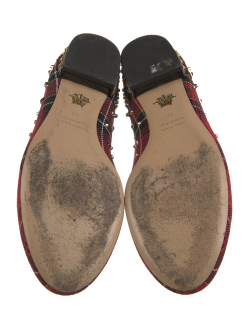 Charlotte Olympia Printed Studded Accents Loafers