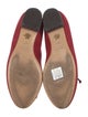 Charlotte Olympia Suede Crystal Embellishments Ballet Flats