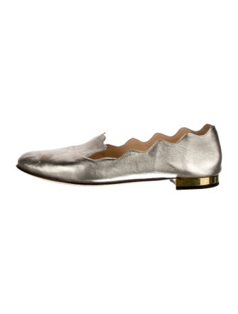 Charlotte Olympia Leather Ballet Flats