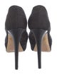 Charlotte Olympia Lace Leather Trim Embellishment Pumps