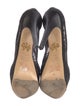 Charlotte Olympia Lace Leather Trim Embellishment Pumps