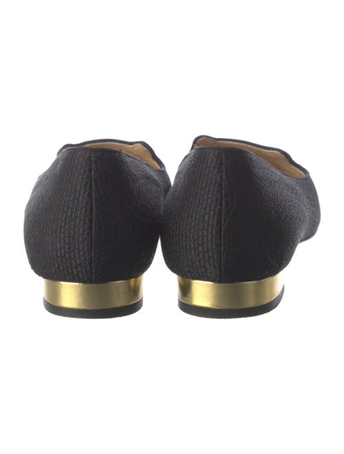 Charlotte Olympia Embroidered Accent Loafers