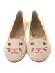 Charlotte Olympia Graphic Print Embroidered Accent Loafers