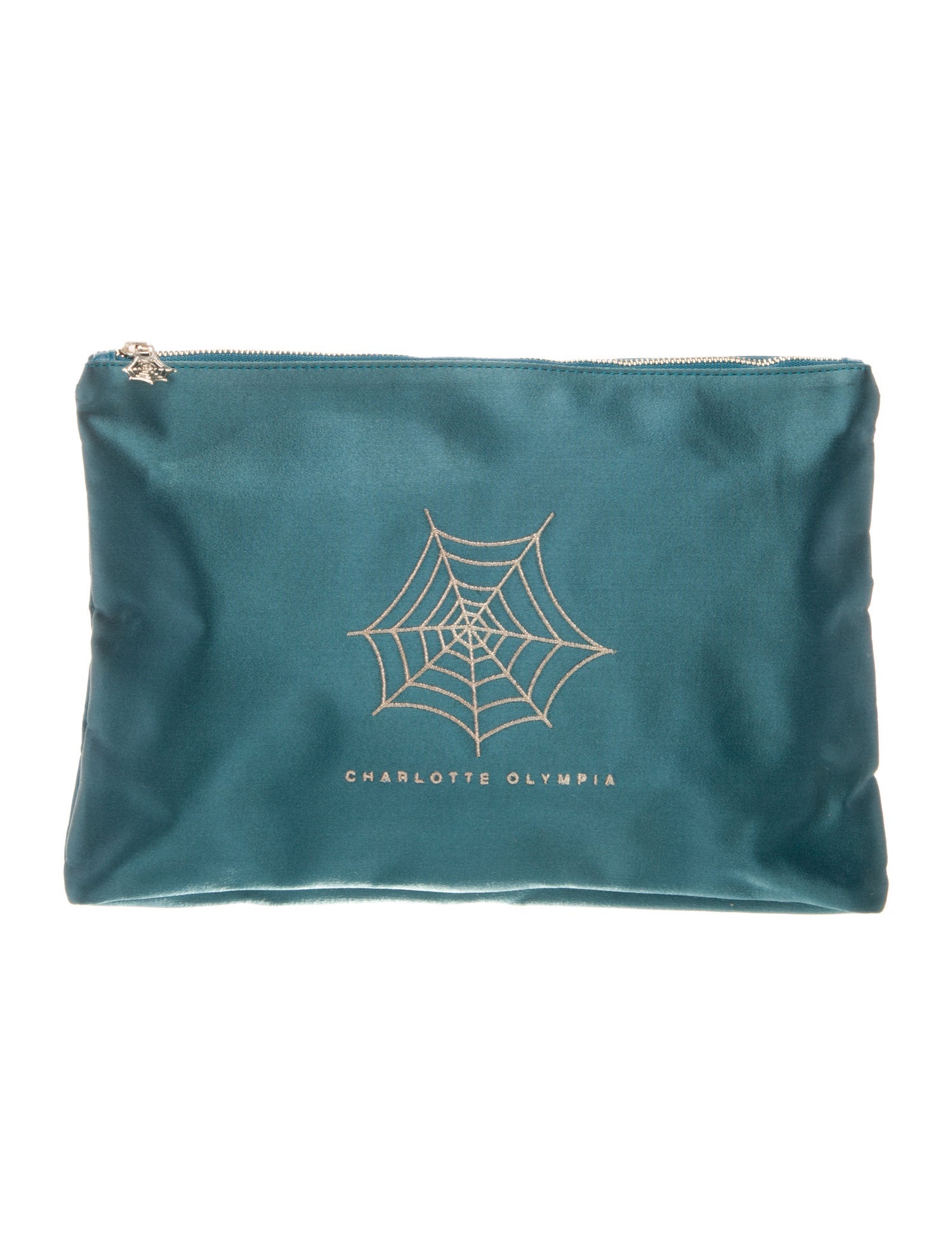 Charlotte Olympia Satin Clutch