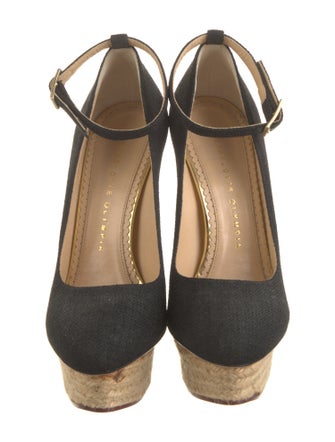 Charlotte Olympia Canvas Pumps