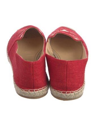 Charlotte Olympia Canvas Graphic Print Espadrilles