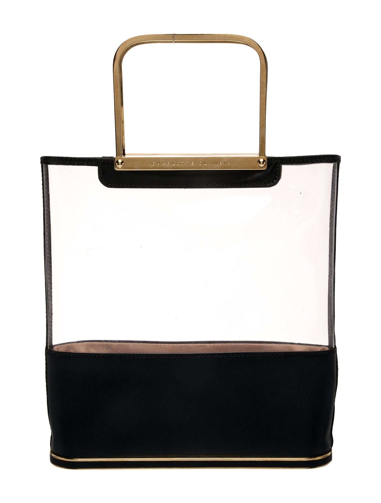 Charlotte Olympia PVC Top Handle Bag