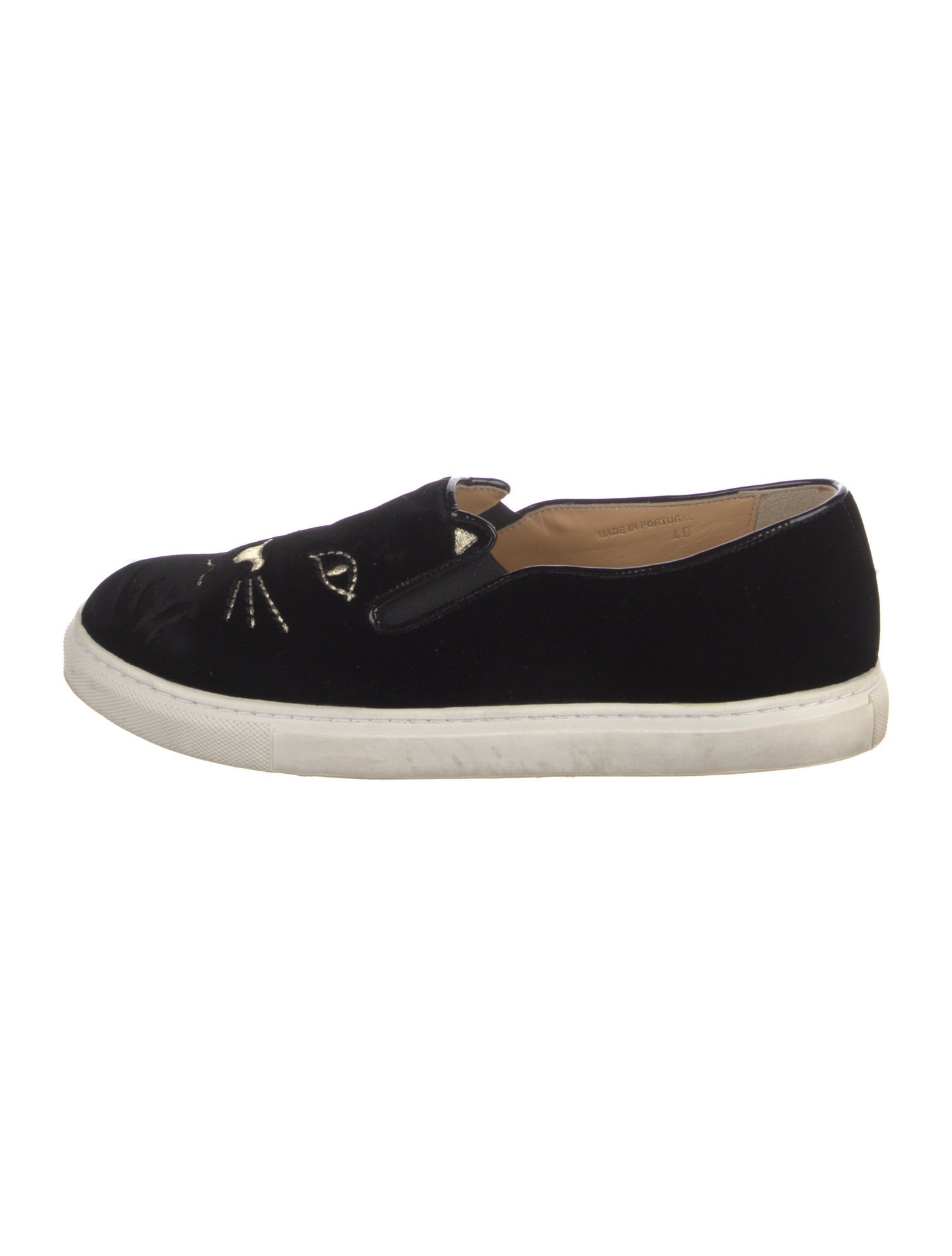 Charlotte Olympia Velvet Sneakers