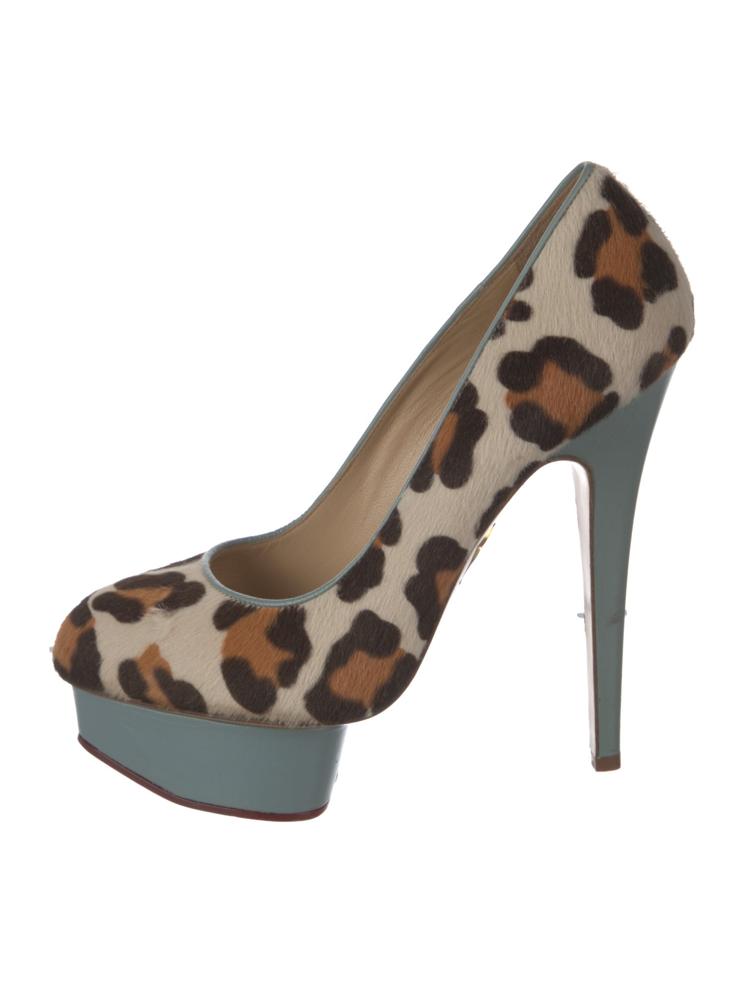 Charlotte Olympia Ponyhair Animal Print Pumps