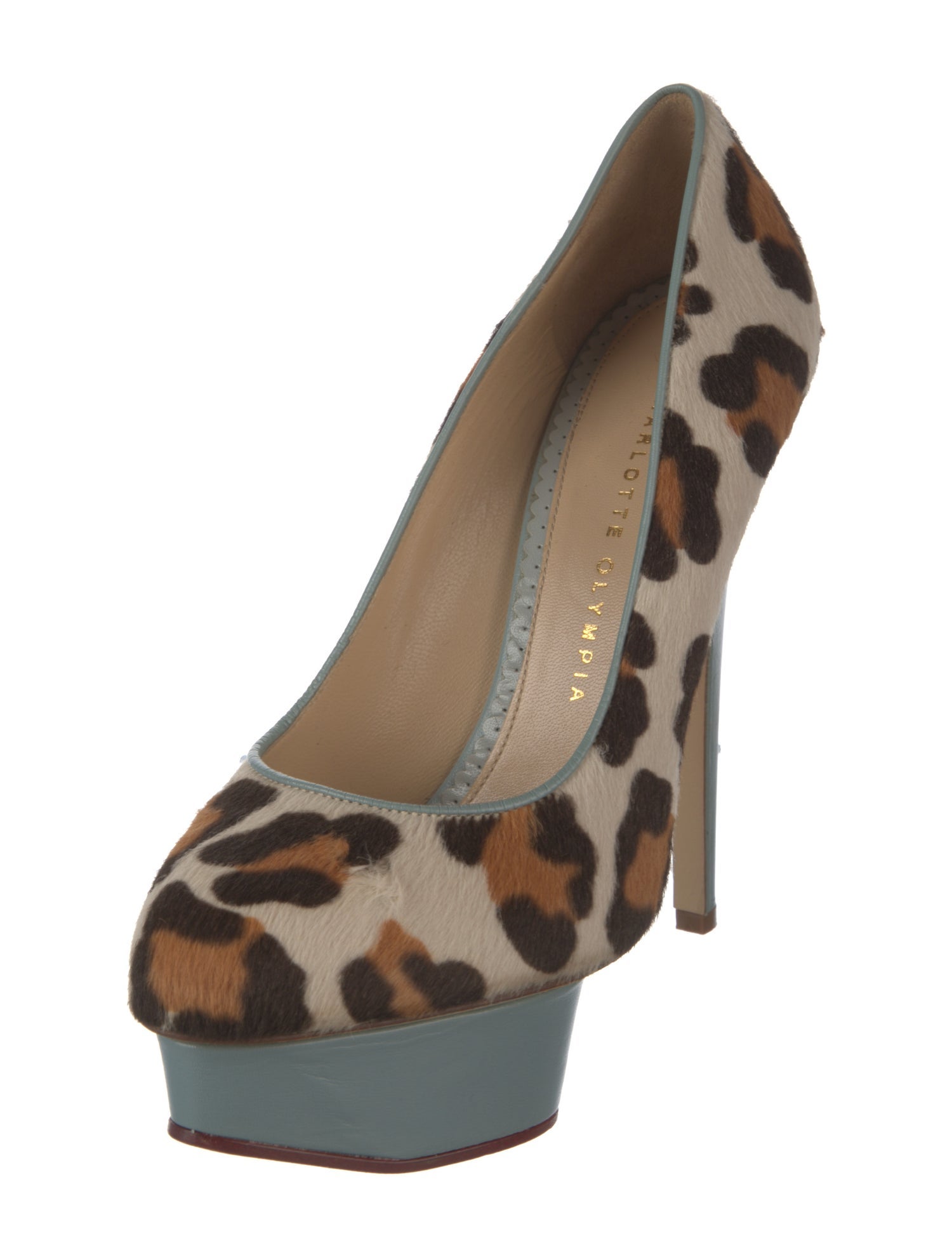 Charlotte Olympia Ponyhair Animal Print Pumps