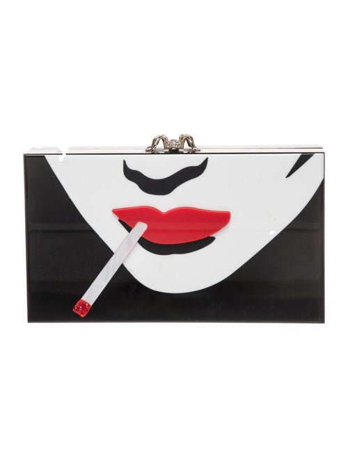 Charlotte Olympia Acrylic Clutch