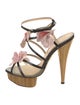 Charlotte Olympia Patent Leather Gladiator Sandals