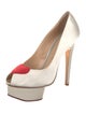 Charlotte Olympia Delphine Satin Pumps