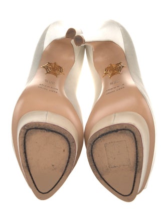 Charlotte Olympia Delphine Satin Pumps