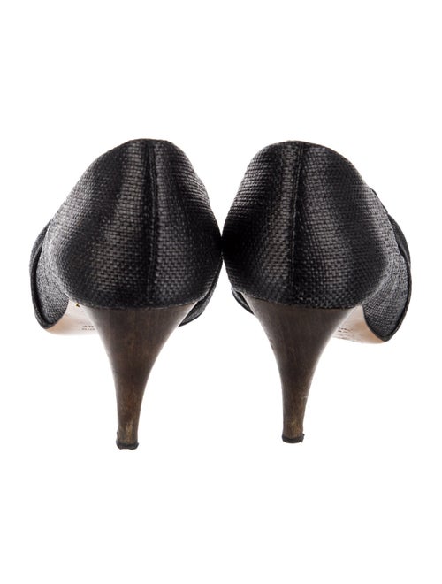 Charlotte Olympia Raffia Pumps