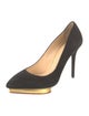 Charlotte Olympia Suede Pumps