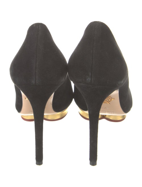 Charlotte Olympia Suede Pumps