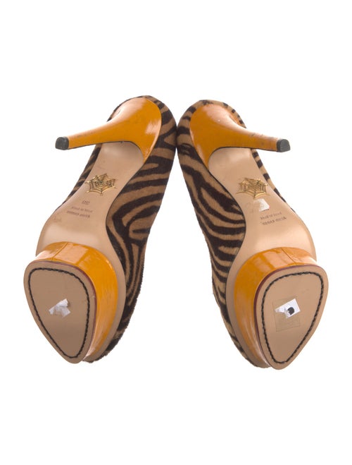 Charlotte Olympia Ponyhair Animal Print Pumps