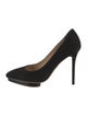 Charlotte Olympia Suede Pumps