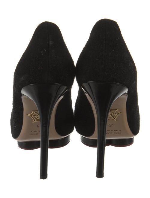 Charlotte Olympia Suede Pumps