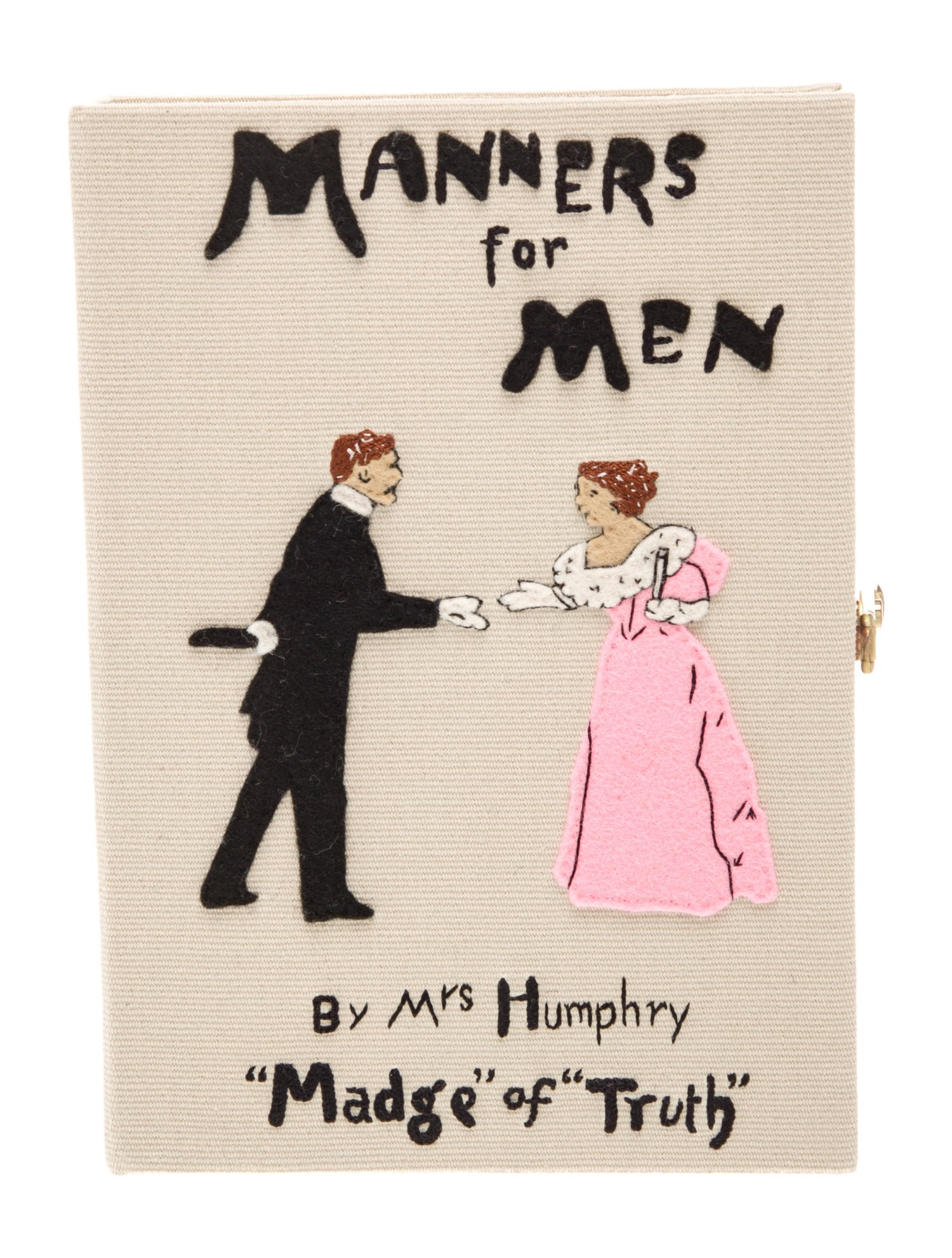 Charlotte Olympia Canvas Clutch