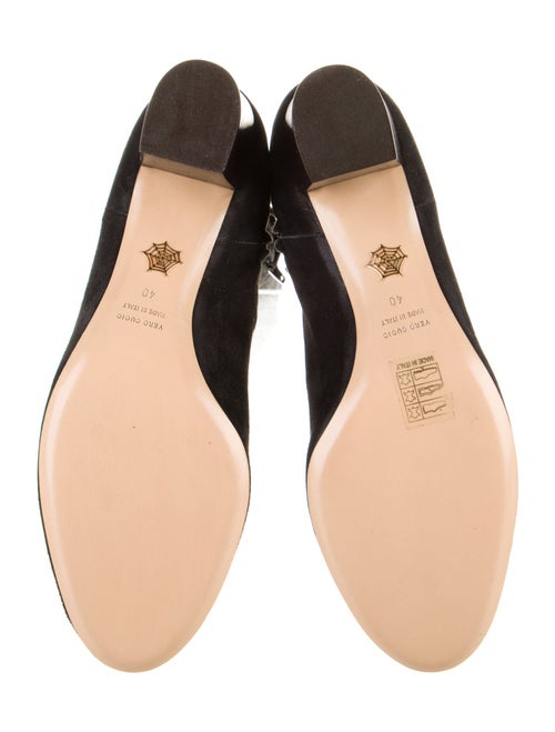 Charlotte Olympia Suede Sock Boots