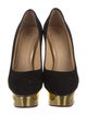 Charlotte Olympia Suede Pumps