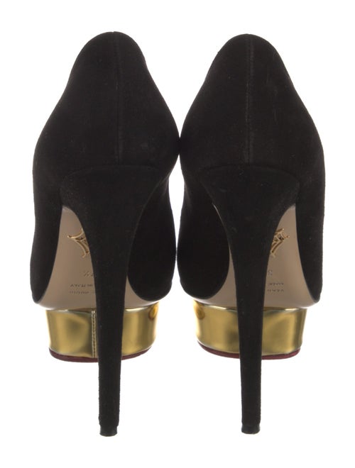 Charlotte Olympia Suede Pumps
