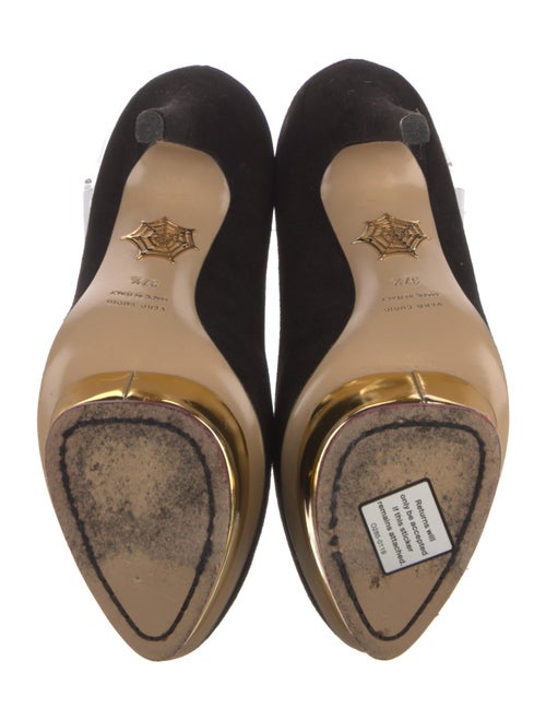 Charlotte Olympia Suede Pumps
