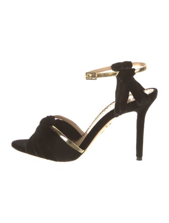 Charlotte Olympia Velvet Sandals