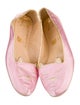 Charlotte Olympia Satin Ballet Flats