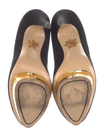 Charlotte Olympia Suede Pumps