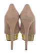 Charlotte Olympia Suede Pumps