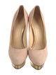 Charlotte Olympia Suede Pumps