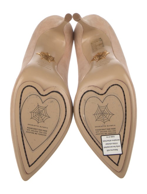 Charlotte Olympia Suede Pumps
