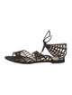 Charlotte Olympia Suede Gladiator Sandals