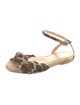 Charlotte Olympia Canvas Animal Print Espadrilles