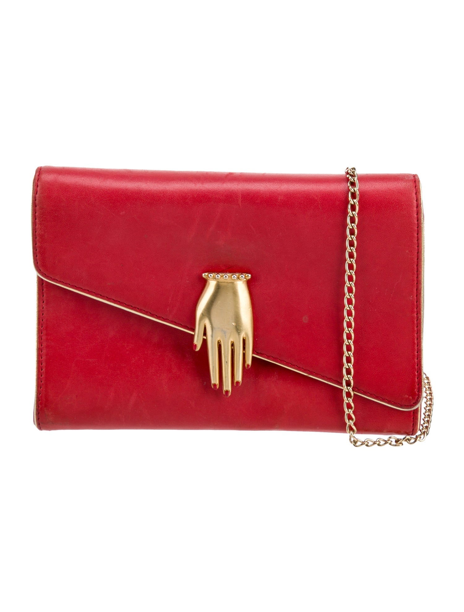 Charlotte Olympia Leather Shoulder Bag