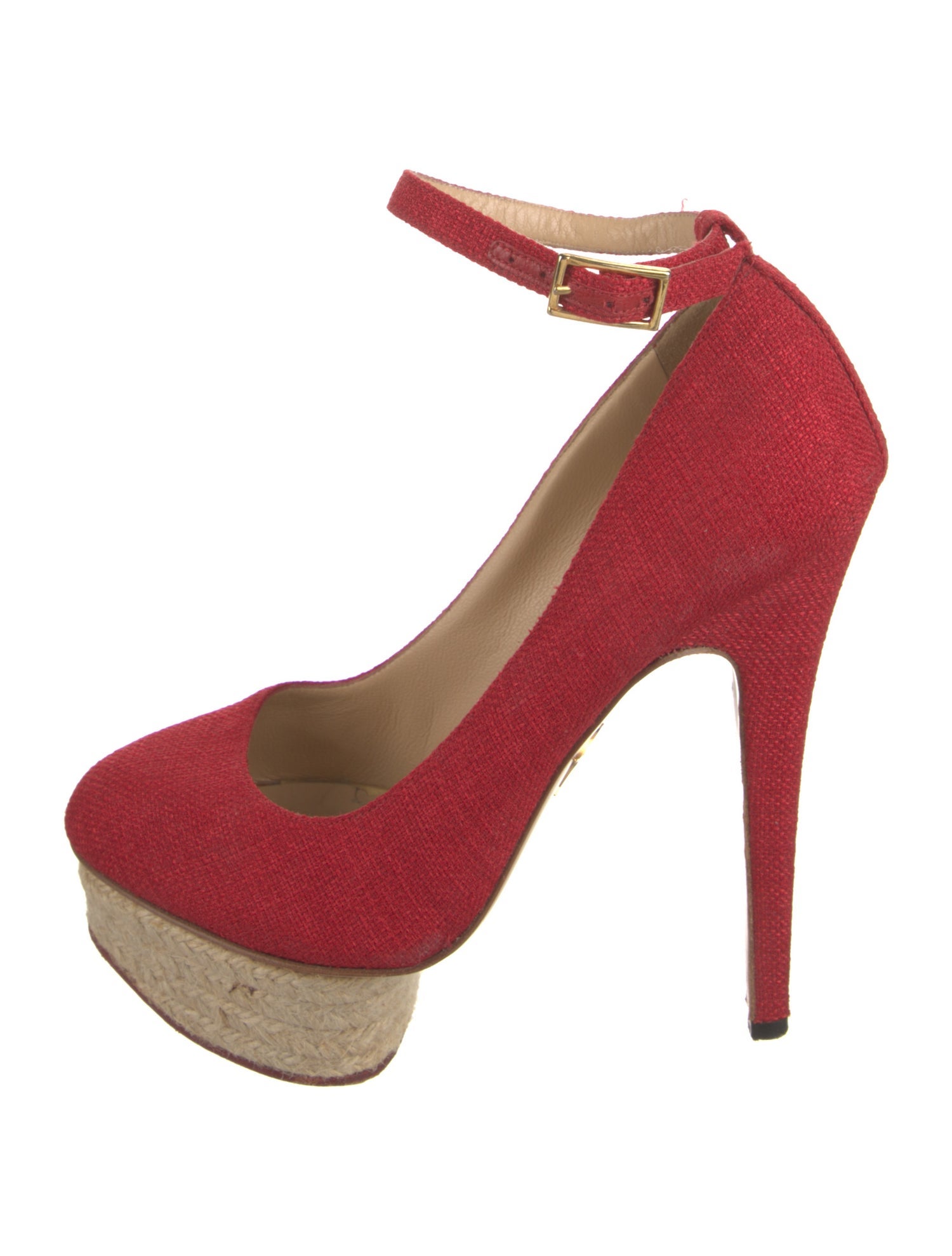 Charlotte Olympia Dolores Canvas Pumps