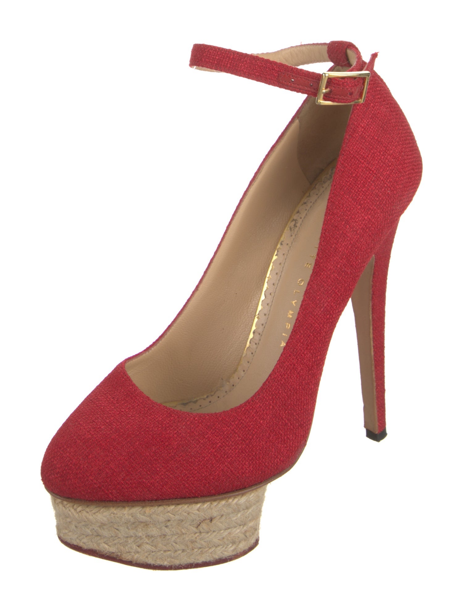 Charlotte Olympia Dolores Canvas Pumps