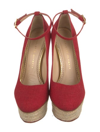 Charlotte Olympia Dolores Canvas Pumps