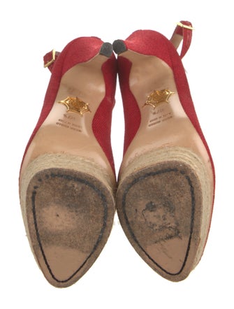 Charlotte Olympia Dolores Canvas Pumps
