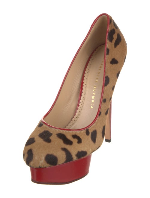 Charlotte Olympia Ponyhair Animal Print Pumps