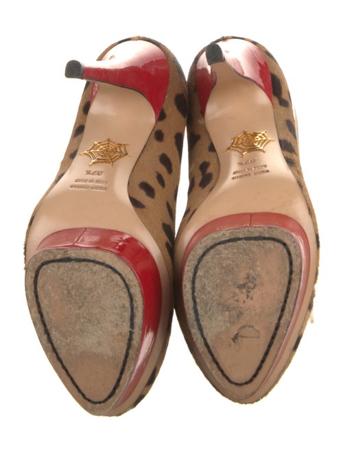 Charlotte Olympia Ponyhair Animal Print Pumps